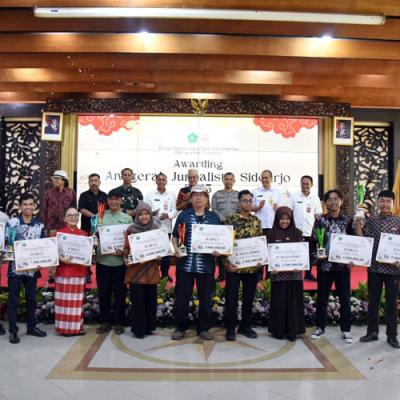 Pemkab Sidoarjo Apresiasi Jurnalis dan Kreator Konten di Anugerah Jurnalistik 2025