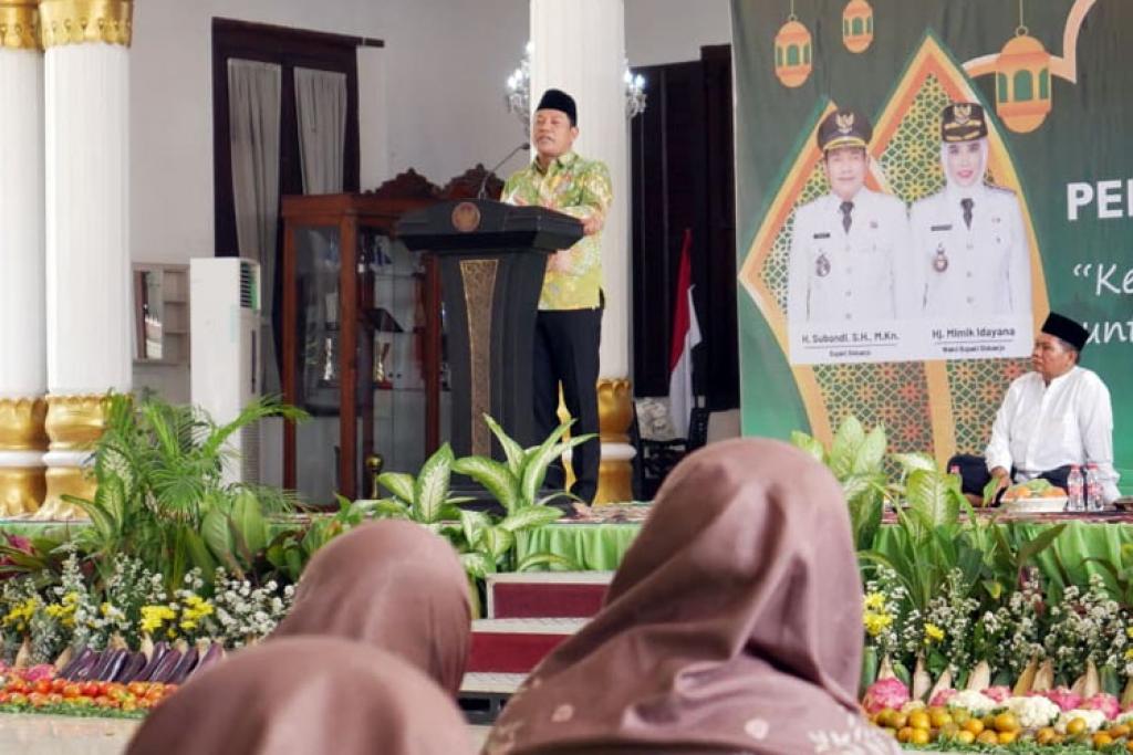 Bupati Subandi Ajak Warga Sidoarjo Hidup Rukun dan Jaga Alam pada Peringatan Maulid Nabi