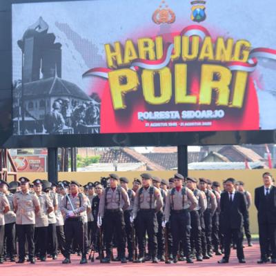 Polresta Sidoarjo Gelar Upacara Hari Juang Polri 21 Agustus 2025