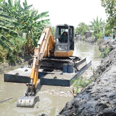 Hadapi Musim Hujan, Pemkab Sidoarjo Kebut Normalisasi Sungai dan Siagakan 34 Pompa