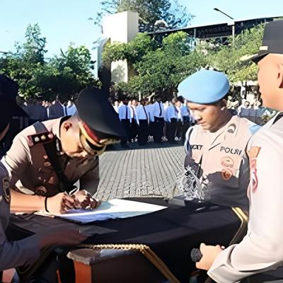 AKBP M Zainur Rofik Resmi Gantikan Kombes Bayu sebagai Wakapolresta Sidoarjo