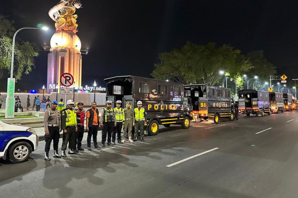 Sinergi TNI-Polri dan Satpol PP, Patroli Jogo Sidoarjo Jaga Kamtibmas