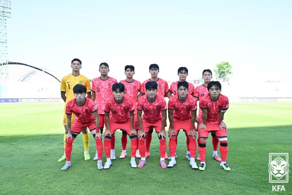 Korea Selatan U-23 Lumat Laos 7-0, Selangkah Lagi ke Piala Asia 2026