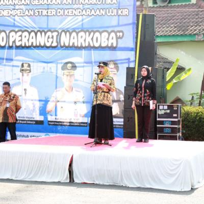 Wabup Mimik Idayana Pimpin Deklarasi Perang Narkoba di Sektor Transportasi